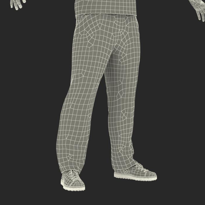 3D Man Casual Style