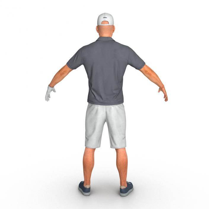 3D Golf Player 2 model