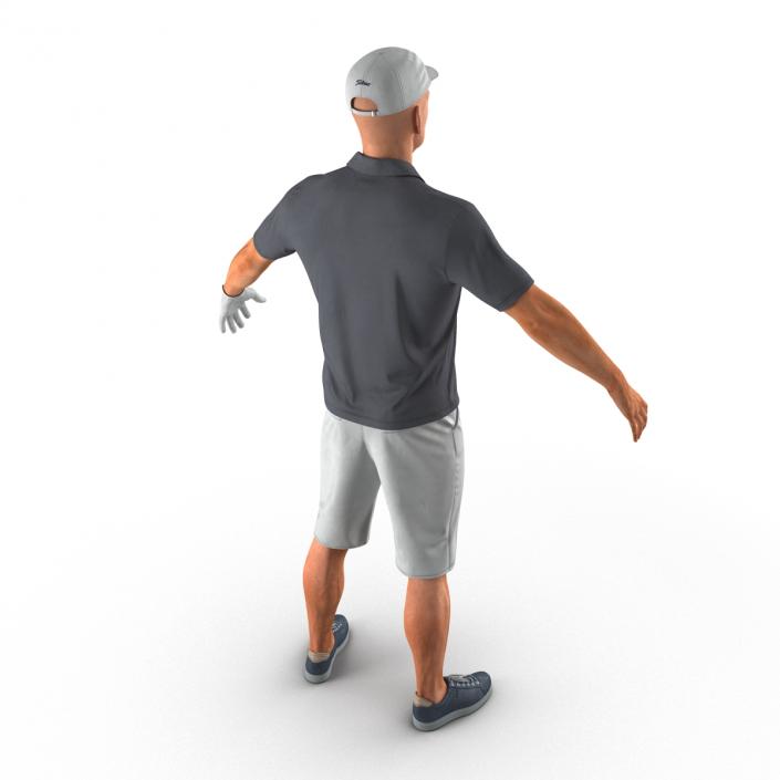 3D Golf Player 2 model