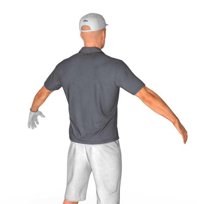 3D Golf Player 2 model