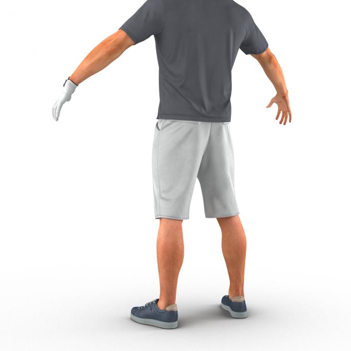 3D Golf Player 2 model