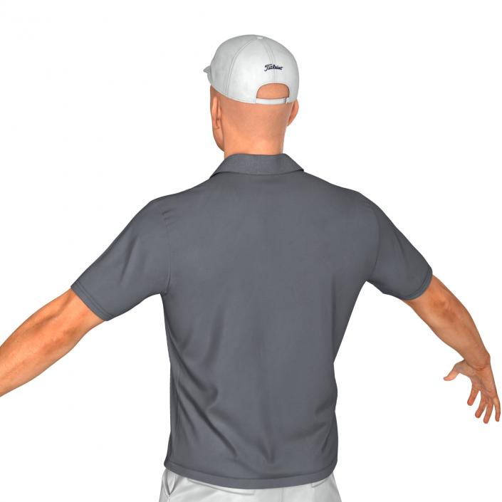 3D Golf Player 2 model