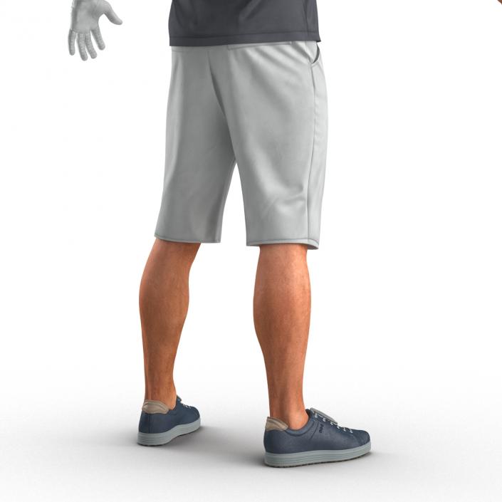 3D Golf Player 2 model