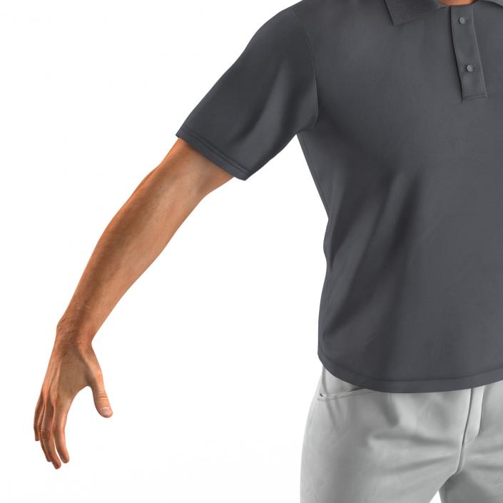 3D Golf Player 2 model