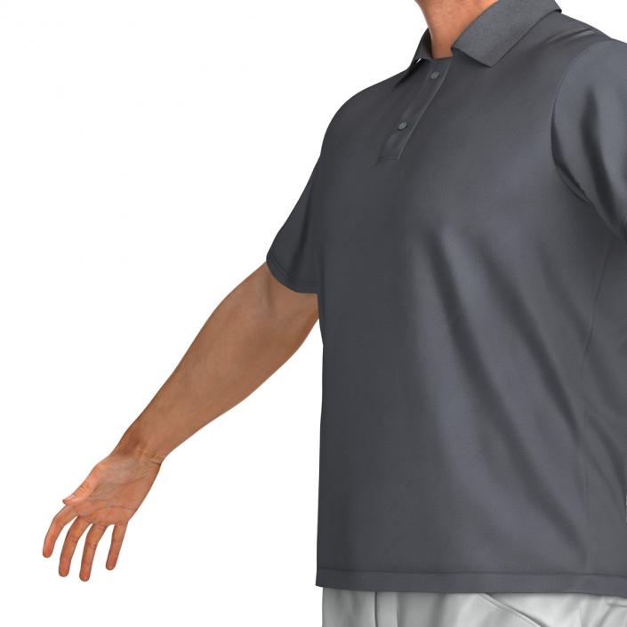 3D Golf Player 2 model