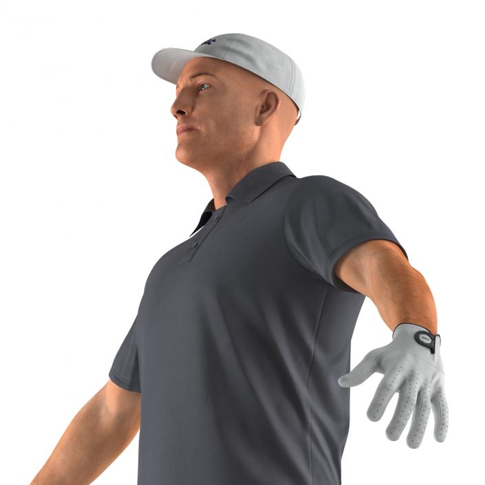 3D Golf Player 2 model