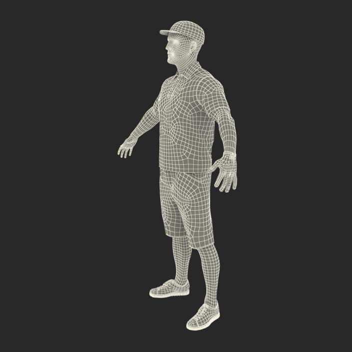 3D Golf Player 2 model