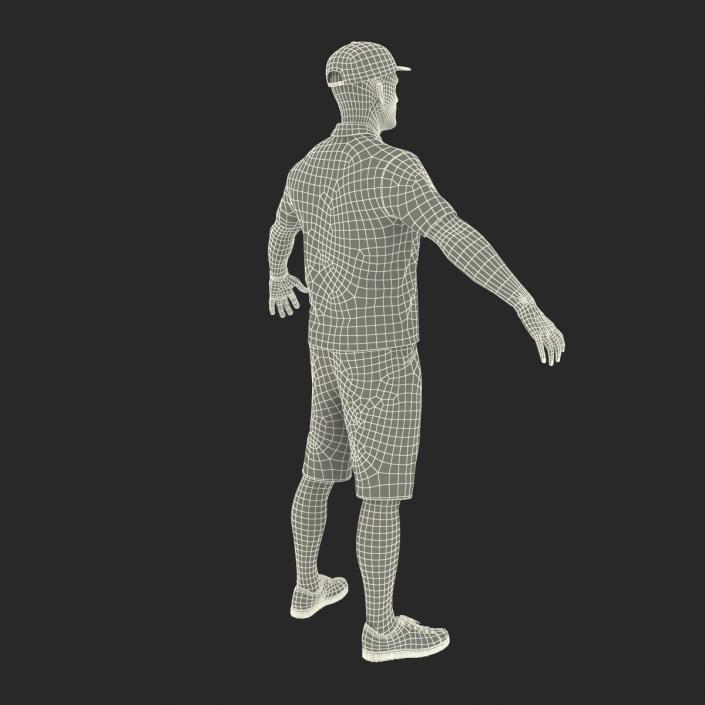 3D Golf Player 2 model