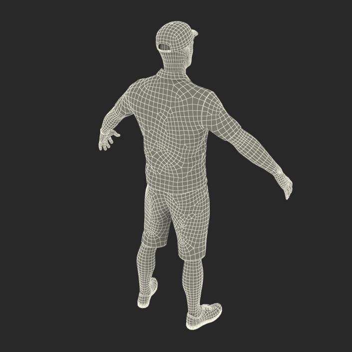 3D Golf Player 2 model