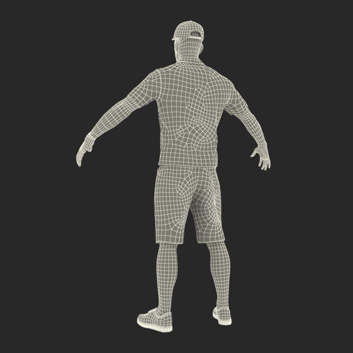 3D Golf Player 2 model