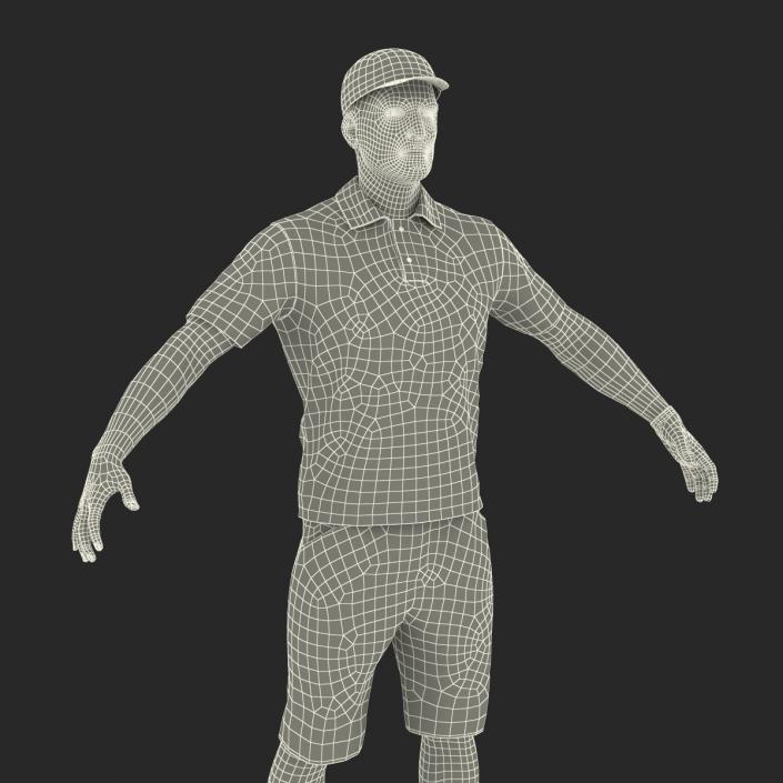 3D Golf Player 2 model