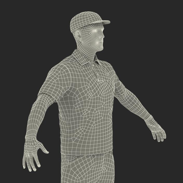 3D Golf Player 2 model