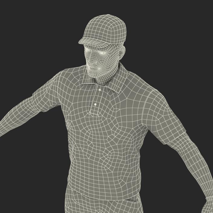 3D Golf Player 2 model