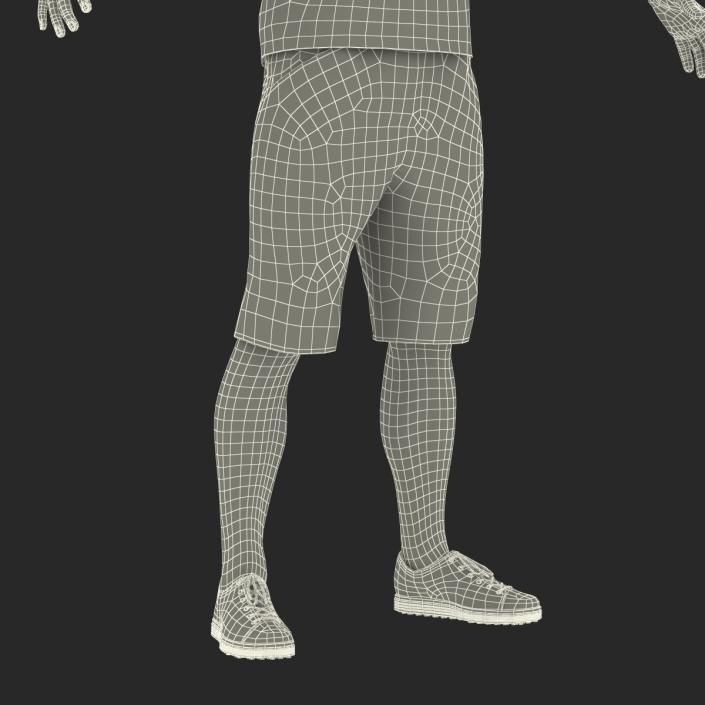 3D Golf Player 2 model