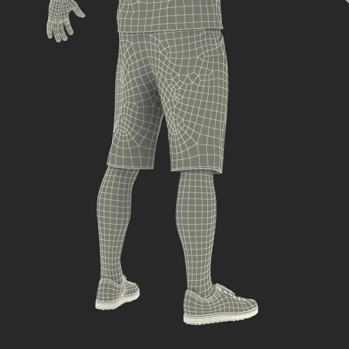 3D Golf Player 2 model