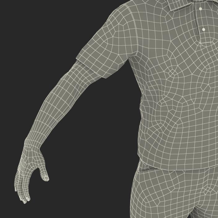 3D Golf Player 2 model