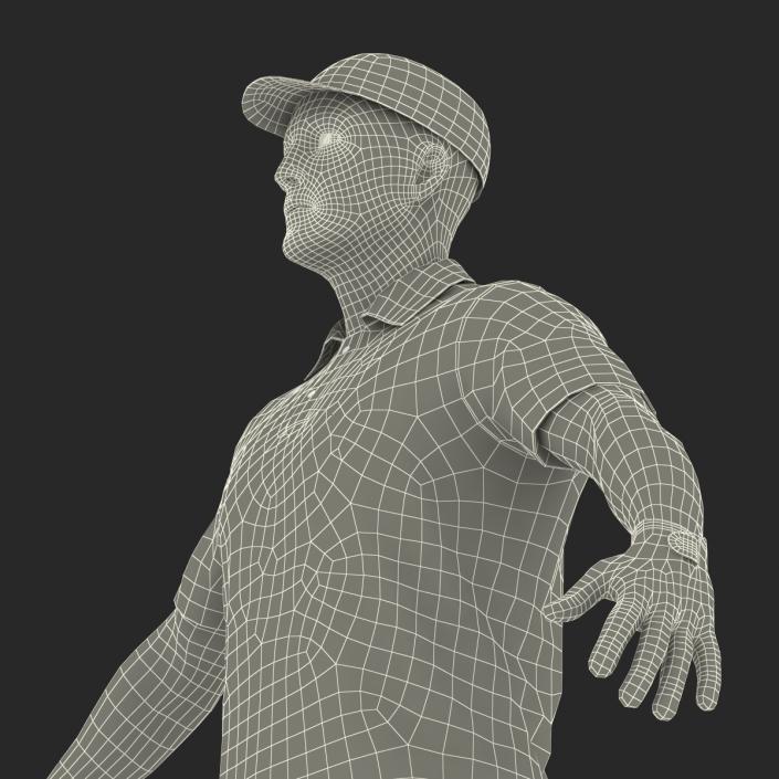 3D Golf Player 2 model