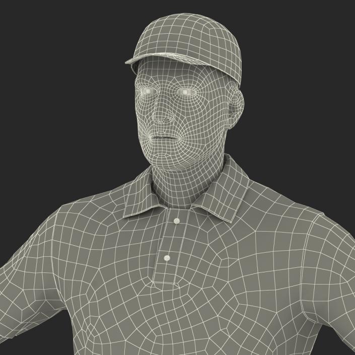 3D Golf Player 2 model