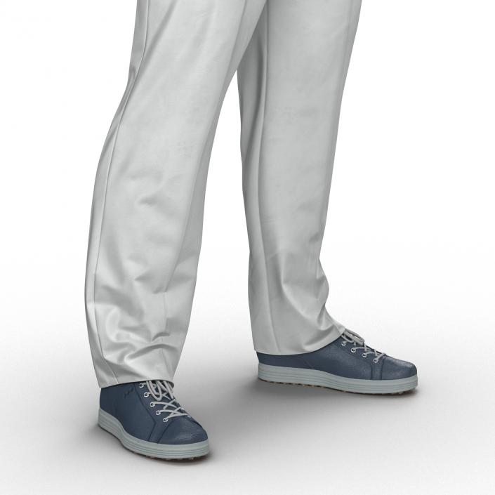 3D model Golf Player with Fur