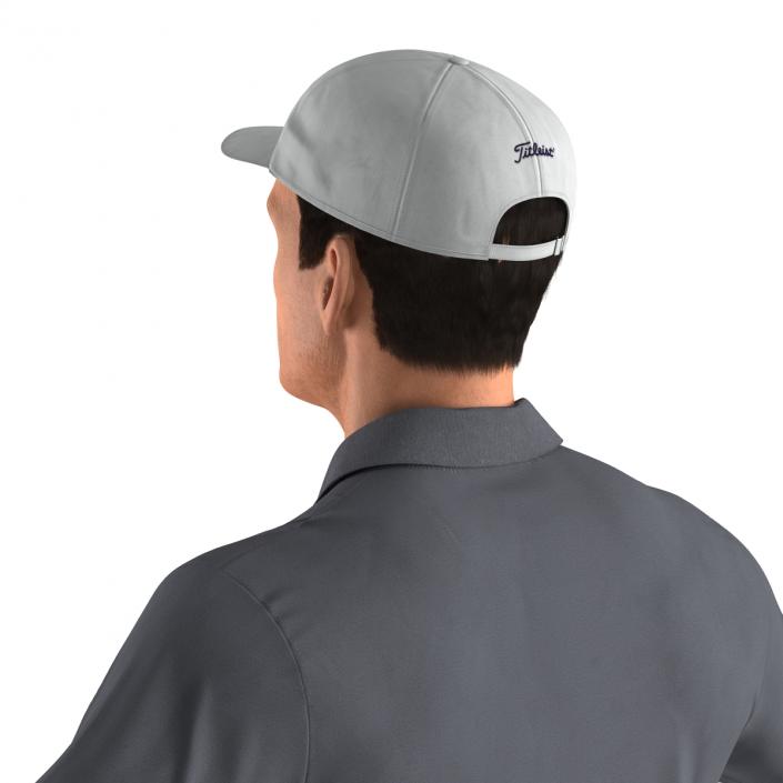 3D model Golf Player with Fur