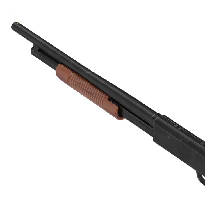 Shotgun Mossberg 500 Wooden 3D