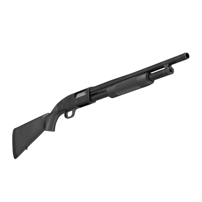 3D model Shotgun Mossberg 500