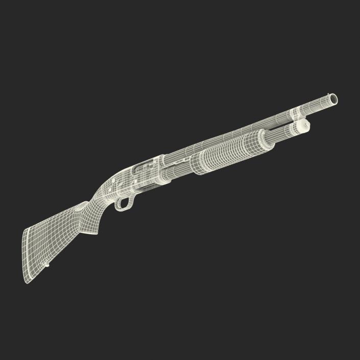 3D model Shotgun Mossberg 500