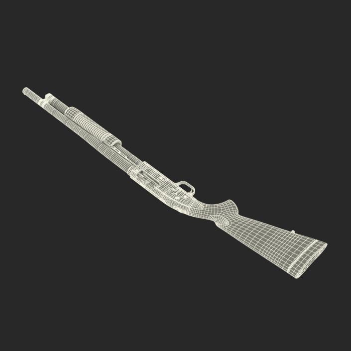 3D model Shotgun Mossberg 500