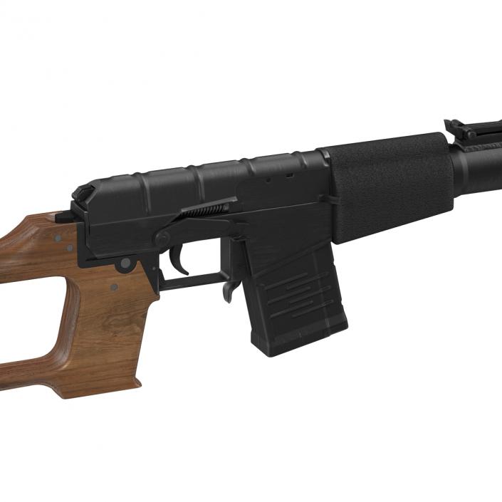 3D Russian Rifle VSS Vintorez