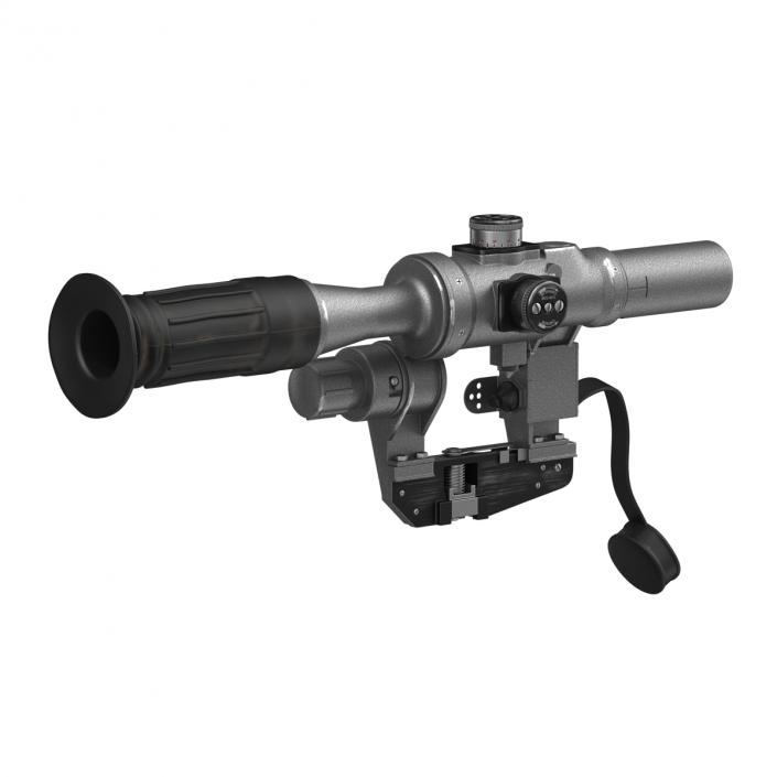 Russian Telescopic Sight PSO 1M2 3D