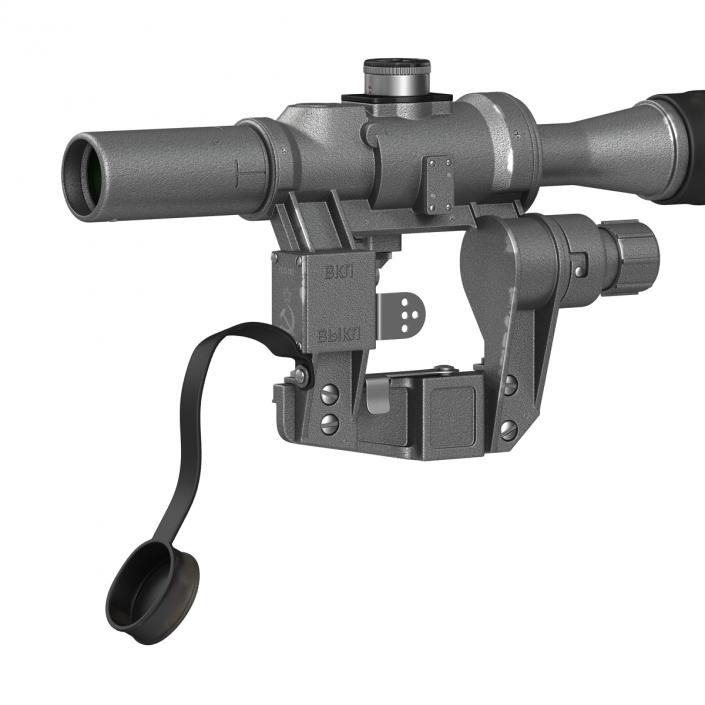 Russian Telescopic Sight PSO 1M2 3D