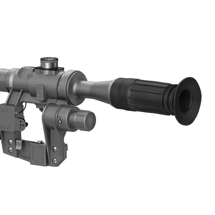 Russian Telescopic Sight PSO 1M2 3D