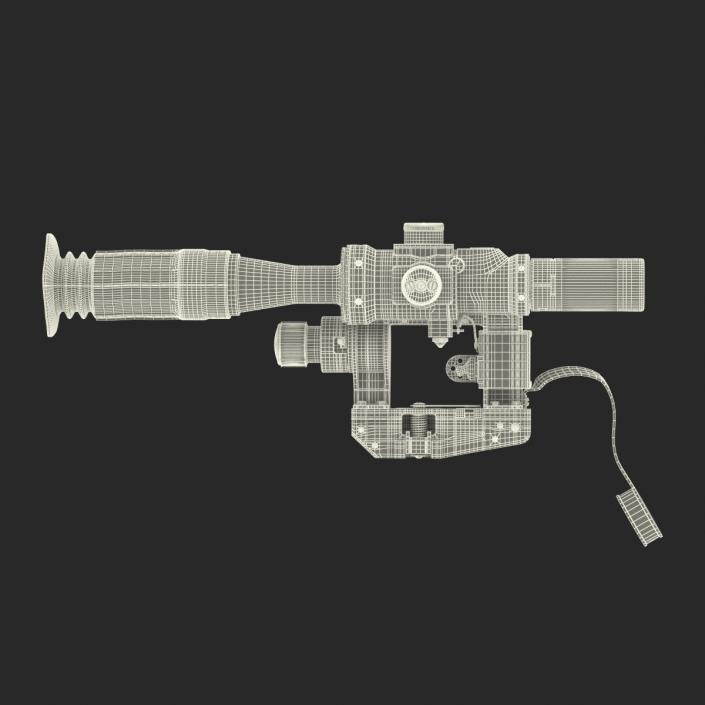 Russian Telescopic Sight PSO 1M2 3D