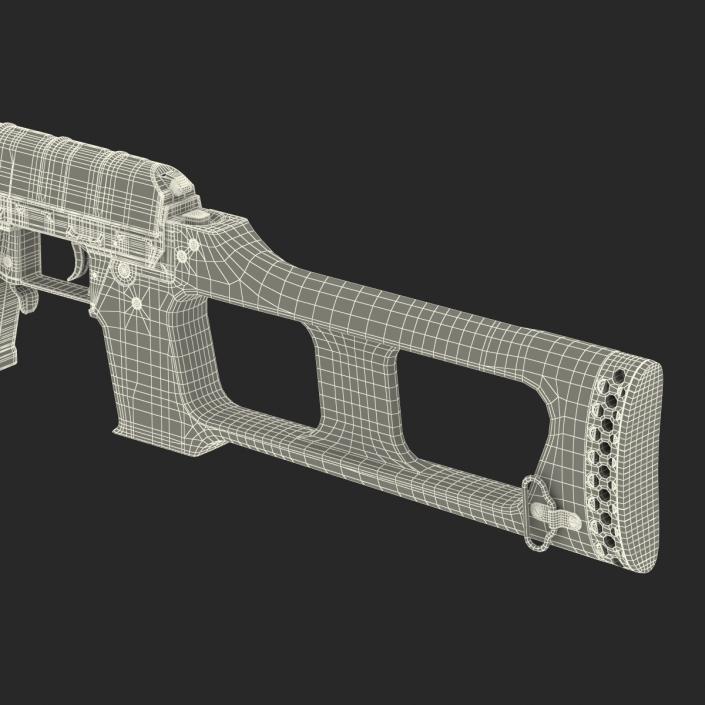 3D Russian Rifle VSS Vintorez