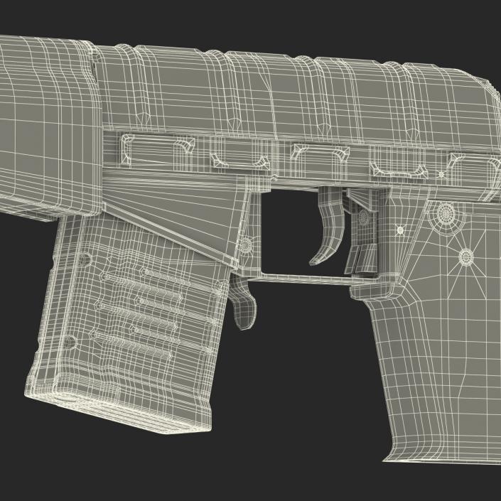 3D Russian Rifle VSS Vintorez