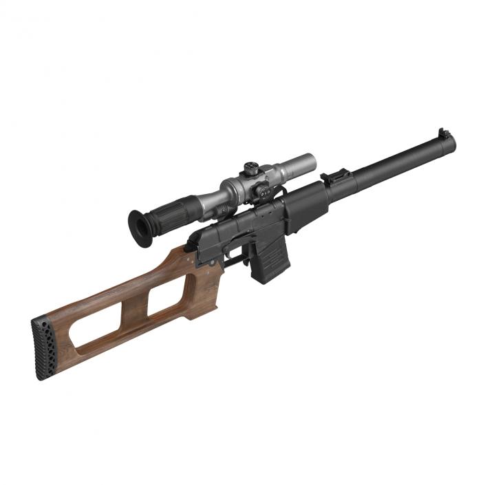 3D model Sniper Rifle VSS Vintorez