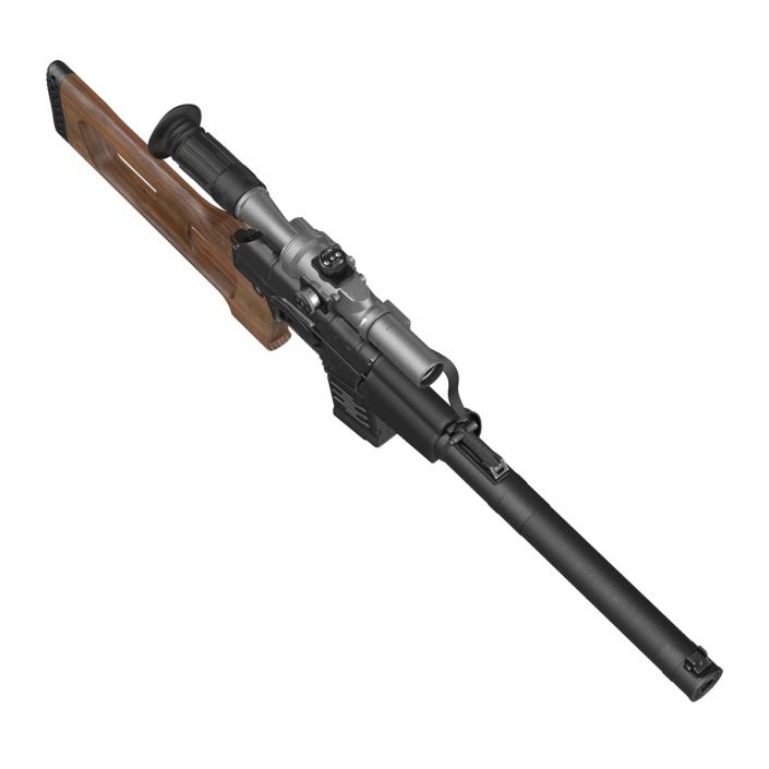 3D model Sniper Rifle VSS Vintorez