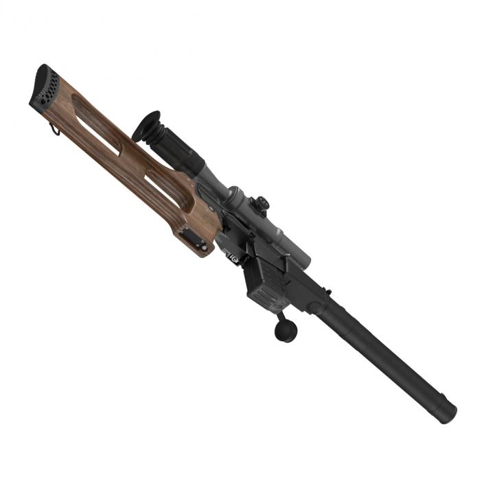 3D model Sniper Rifle VSS Vintorez