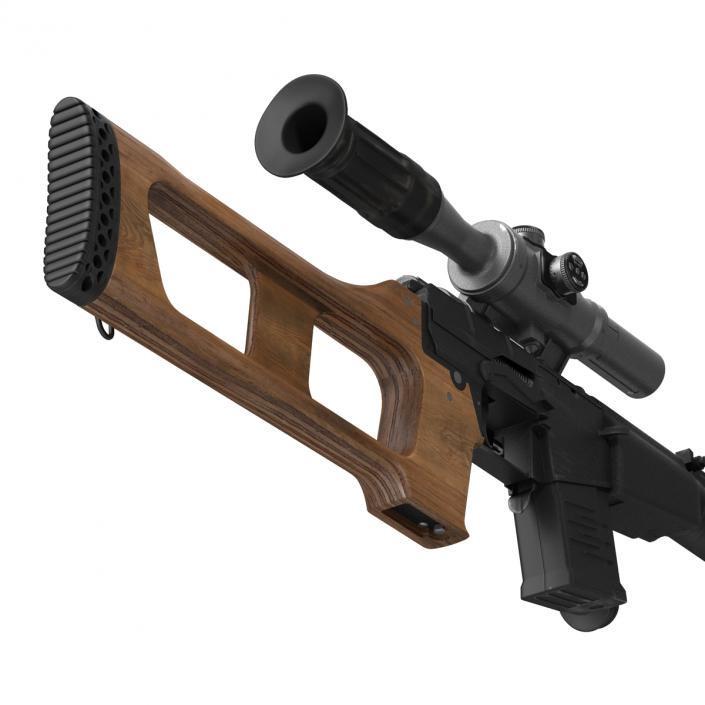 3D model Sniper Rifle VSS Vintorez