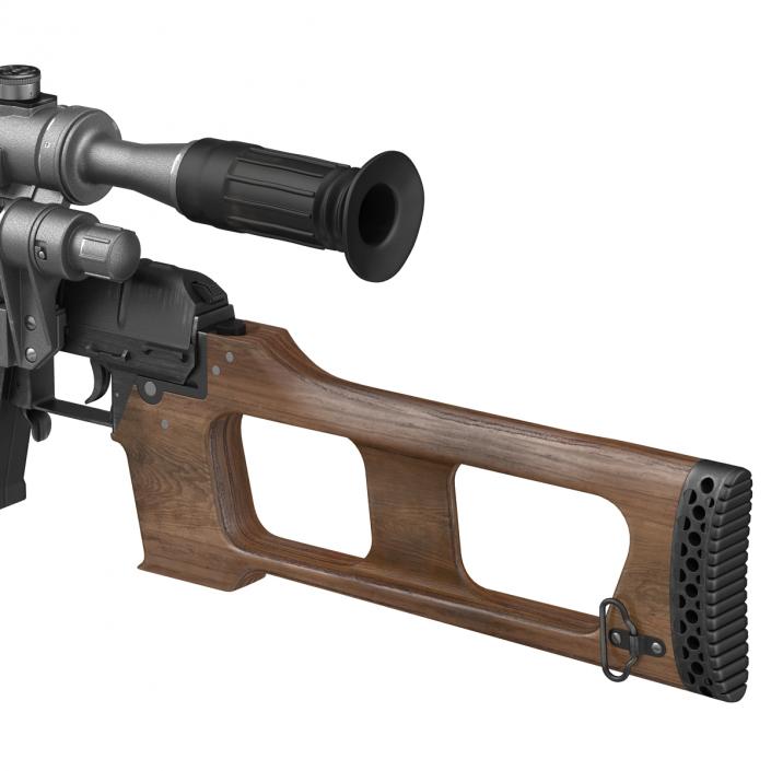 3D model Sniper Rifle VSS Vintorez