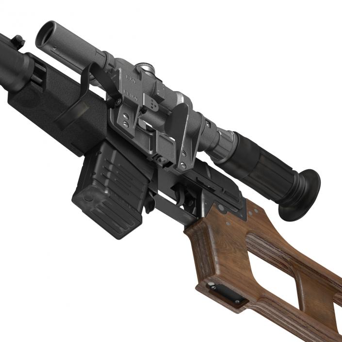 3D model Sniper Rifle VSS Vintorez