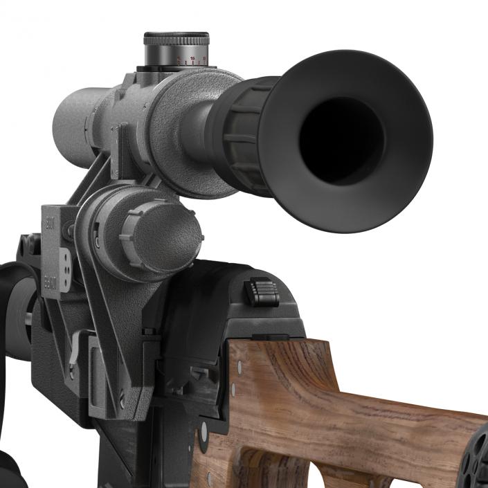 3D model Sniper Rifle VSS Vintorez