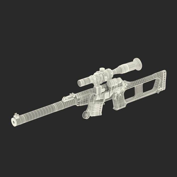 3D model Sniper Rifle VSS Vintorez