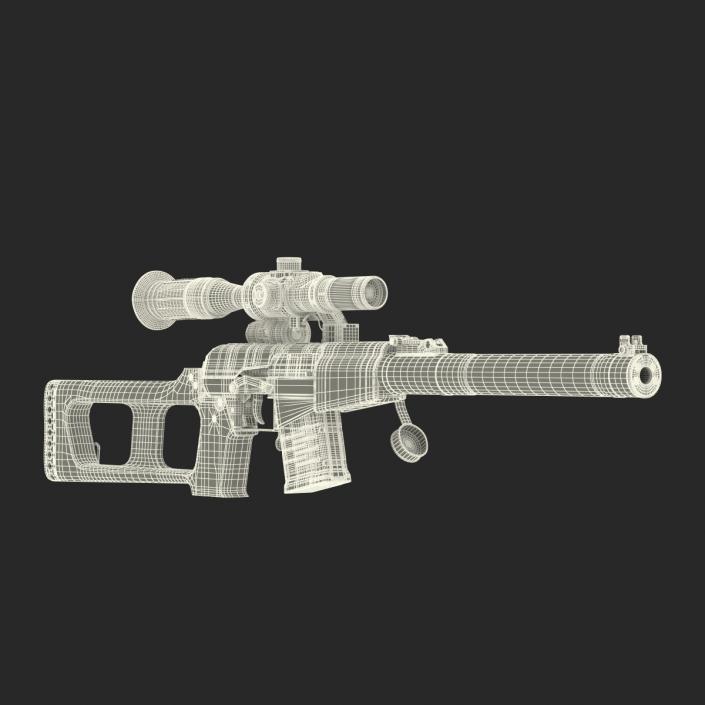 3D model Sniper Rifle VSS Vintorez