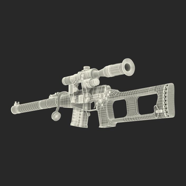 3D model Sniper Rifle VSS Vintorez