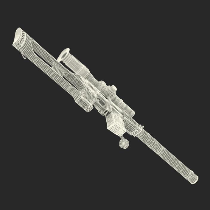 3D model Sniper Rifle VSS Vintorez