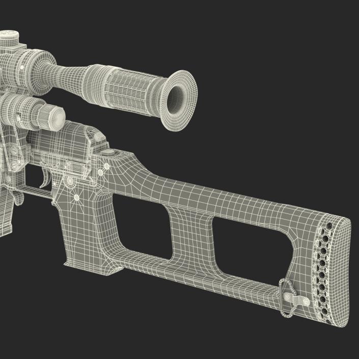 3D model Sniper Rifle VSS Vintorez