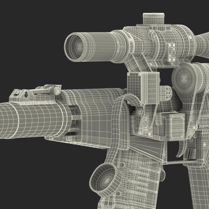 3D model Sniper Rifle VSS Vintorez