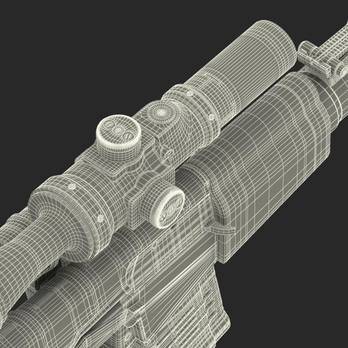 3D model Sniper Rifle VSS Vintorez