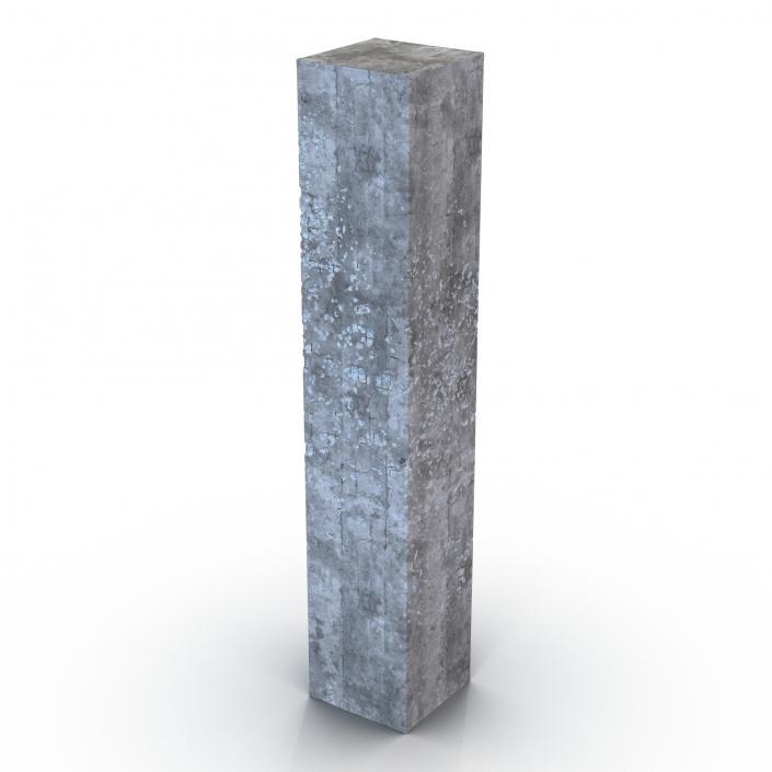 3D model Concrete Pillar